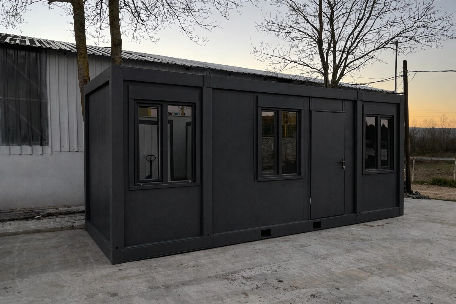 Bürocontainer Black Edition Bild 3